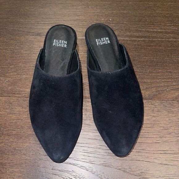 NWOB Eileen Fisher Slip On Mules - Picture 2 of 7